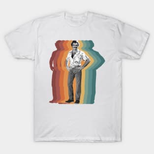 Tom Selleck Vintage Rainbow T-Shirt